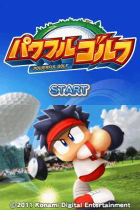 Powerful Golf (Japan) screen shot title